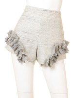 フリルショートパンツ/GRY