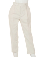 ポップサックセンタープレスパンツ/ブラック