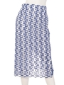 SQUARE CHEMICAL LACE SKIRT/ブルー