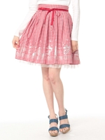 カルーセル柄スカート/クロ
