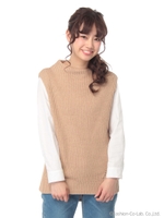 ニットベストツインセット/Khaki