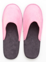 フェイクスエードスリッパレディース/PINK