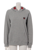 ローズ エンブロイダリー パーカー/O/WHT