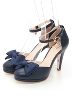 花柄プリントパンプス/イエロー