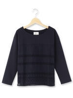 U-KISS レース付き切り替えプルオーバー/アイボリー(004)