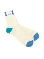 カノコ無地アンクルソックス/ネイビー(093)