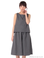 ストライプガウチョセットアップ/コイアオ