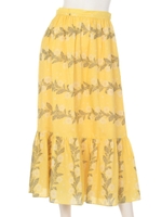 ダンデリオンプリントロングSK/YELLOW