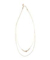 パールロング2連ネックレス