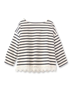 マリンボーダーカットソー/ネイビー(393)