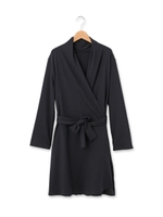 ロング丈ガウン風ジャケット/ネイビー(093)