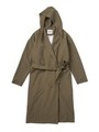 HOODED GOWN/ベージュ