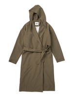 HOODED GOWN/ベージュ