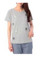 SUGAR ROSE スタースパンコールTシャツ/グレー(012)