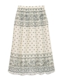 [Balcony and Bed]バンダナプリントスカート/IVR
