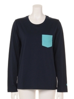 コーデュロイ ポケット ロング Tシャツ/T.GRY