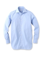 ブルーハケメドレスシャツ/ブルー(092)