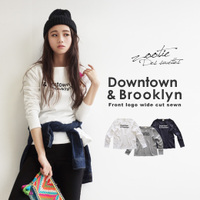 Downtown＆Brooklyn フロッキーロゴ カットソー