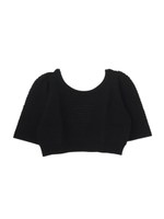 back Vopen knit/black