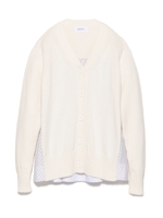 バックデザインカーディガン/GRY