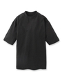 GIZAコットン ビッグシルエットモックネックTシャツ/ホワイト(001)