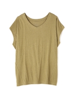 カリフォルニアコットンVネックチュニック【まもなく販売終了！〜9/11（日）23:59まで】/ブルー(110)