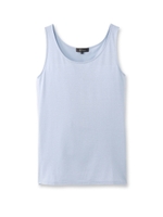 ラメベア天竺ベーシックタンクトップ/ライトブルー(091)