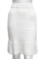 リブマーメイド   スカート/WH
