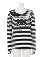 セボンコビニャー指穴ロンT/ネイビー