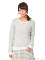 フワモコスイートニット/ライトブルー