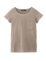ポケット付きクルーネックTシャツ/ホワイト(001)