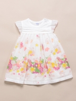 裏付きノースリーブワンピース/ブルー