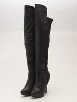 【HM】ストレッチニーハイ/クロスムース