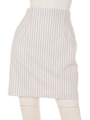 ストライプ柄タイトスカート/グレー