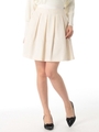 タックフレアースカート/ベージュ