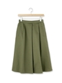 タックフレアチノスカート/カーキ(027)