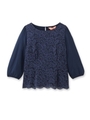 フラワーラッセルデザインプルオーバー/ネイビー(493)