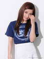 circle in EG Tシャツ/NAVY