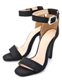ＰＪ／ネックベルトハイヒールサンダル/ブラック