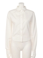 ショート丈カラーシャツ2/WHITE