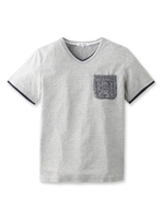 ◆ニットポケットTシャツ/カーキ(027)