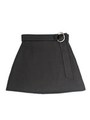リングベルトスカート/ブラック