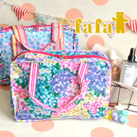 Garnet ラミネートトラベルバッグ［B］