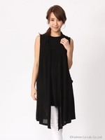 INタンク付きロングジレ/オフホワイト