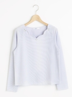 Jスカラップビジュープルオーバー/サックス