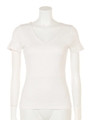 VネックTOPS/WHT
