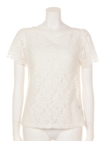 【DUO】 ベア付レースBL/オフホワイト