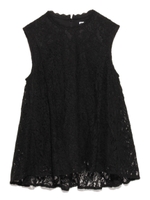 Ａラインノースリーブレースプルオーバー/WHT