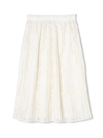 オパール花柄プリーツスカート【まもなく販売終了！〜9/11（日）23:59まで】/ブラック(010)