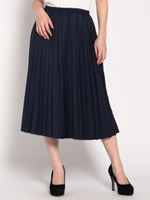 ジョーゼットプリーツスカート/シロ